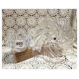 SIGNED OFFERS GLASS & ORIGINAL SWIRL WALTHRTGIUS