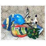 VTG MYRTLE BEACH BELL, FISH, LIGHTHOUSE ETC