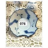 FLUTED RINKA BOWL,SIGNED SAKE BOTTLE, EGG CUP