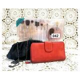 NIB MAKE UP BRUSHES, JESSICA MCCLINTOCK PURSE,ETC