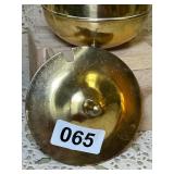 MAN IN JAPAN SMUT POT - BRASS WITH LID