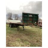 2002 Transcraft Flatbed Semi Trailer