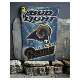Bud Light Rams Sign