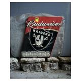 Budweiser Raiders Sign