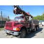 1996 International 4900 Derrick / Digger Truck