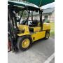 HYSTER 11,000 POUND FORKLIFT, PROPANE ENGINE, SOLID TIRES