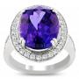 Tanzanite and Diamond Ring