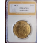 Historic 1803 Draped Bust Gold $10 Small Reverse Stars MS 63