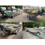 10 Lots: Variety of OMC, Godfrey, & Carolina Skiff Boats on Trailers