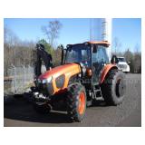 2021 Kubota M5-091 Tractor with Terrain King KB21 Boom Mower