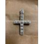 Diamond Cross Pendant with 40 in. Chain
