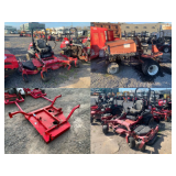 24 Lots: Variety of Mowing Equipment
