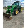 John Deere 7610 with Legends Loader and Pallet Forks