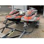 Lot of 2 - 2016 Yamaha Wave Runners - Includes Trailer