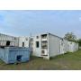 Buildings that go together for sleeping, kitchen, office, etc. (man camp)