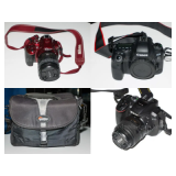9 Lots: Variety of Cameras and Photography Equipment