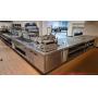 Lot of (16) Various Sections of Stainless Steel Cafeteria Equipment