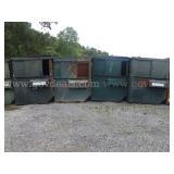 2 Lots - Lots of 20 and 24 Dumpsters