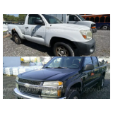 3 Lots - Toyota, Chevrolet, and Ford Pickup Trucks