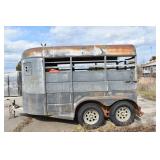 1990 El Paso Bumper Horse Trailer