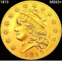  Historic 1813 $5 Gold Half Eagle High Grade 