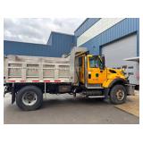 2010 International 7400 SFA  Conventional Cab Dump Truck With Spreader