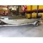 2005 Crestliner 18' Jon Boat with 25 HP Outboard Motor & Trailer