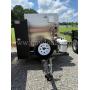 Gas Fired Wood Burning Commerical Barbecue Smoker