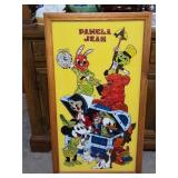 36 1/2 x 22 1/2 Disney Foil Picture 'Pamela Jean'