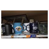 K5C Large Lot of Coffee Mugs & Mug Holder