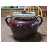 DRH McCoy Oven Proof USA #342 3 Bean Pot