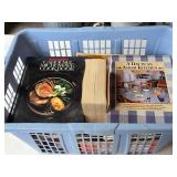 FB Laundry Basket of Cook Books NO SHIPPING