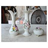 4A2 Lefton China Capidamonte Trinket Dishes-2 Bud