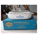 TBL Corning Ware Blue Cornflower 10' Skillet w/Cov