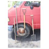 B 4 Assorted Pitch Forks NO SHIPPING