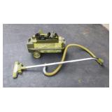BW2 Vintage Sunbeam Avocado Paisley Vacuum WORKS