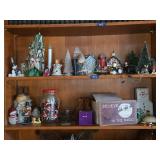 BS2 2 Shelves of Christmas Items
