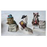 2A5 THREE 49th St WILDTHINGS Cat & Dog Figurines