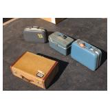 GB Four Vintage Suitcases NO SHIPPING