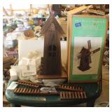 A Wood Old Dutch Windmill New In Open Box