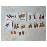 2A4 New & Used Homemade Leather Earrings