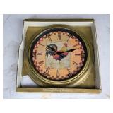 111 13' Edinburgh Clock Works Rooster Clock New