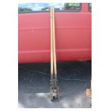 B Vintage Heavy Duty Post Hole Digger Newer Handle