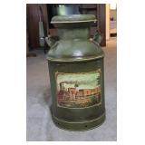 LR Kraft Foods Co Decorated Milk Can NO SHIPPING
