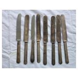 E 8 Weighted Silver Plate Knives