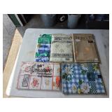 F Flat of New Vinyl/Plastic Table Covers