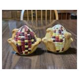 DRH Pair 2 1/2' Ceramic Indian Corn Salt & Pepper