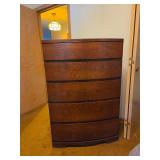 BR2 Vintage Tall Dresser 5 Drawers NO SHIPPING