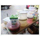 LARGE lot of Plastic Storage Containers some Tuppe