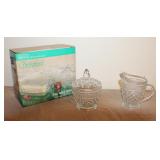 BR2 NEW Wexford Crystal Creamer & Sugar